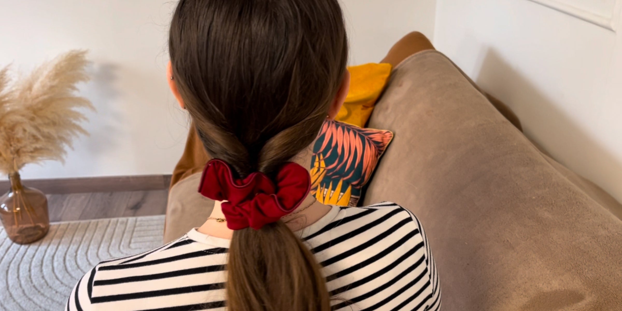 LOOK DU JOUR AVEC UN CHOUCHOU